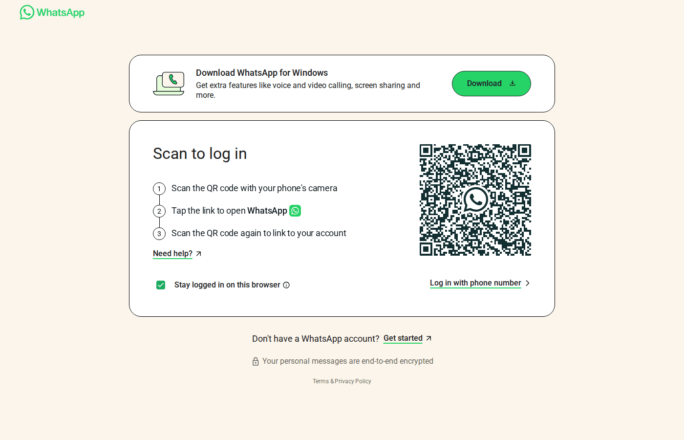 WhatsApp Web abierto con el mensaje ya redactado tras pulsar Enviar siguiente WhatsApp